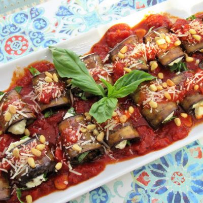 Sicilian eggplant rolls