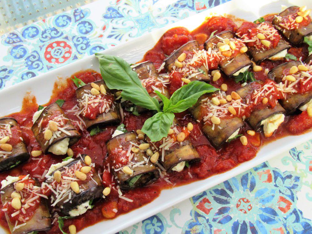 Sicilian Eggplant rolls | Involtini di melanzane Siciliani